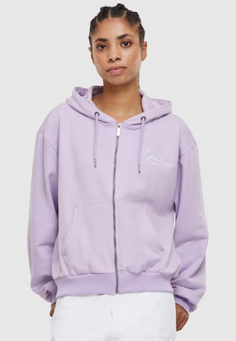 Karl Kani Sweat jacket in Purple: front