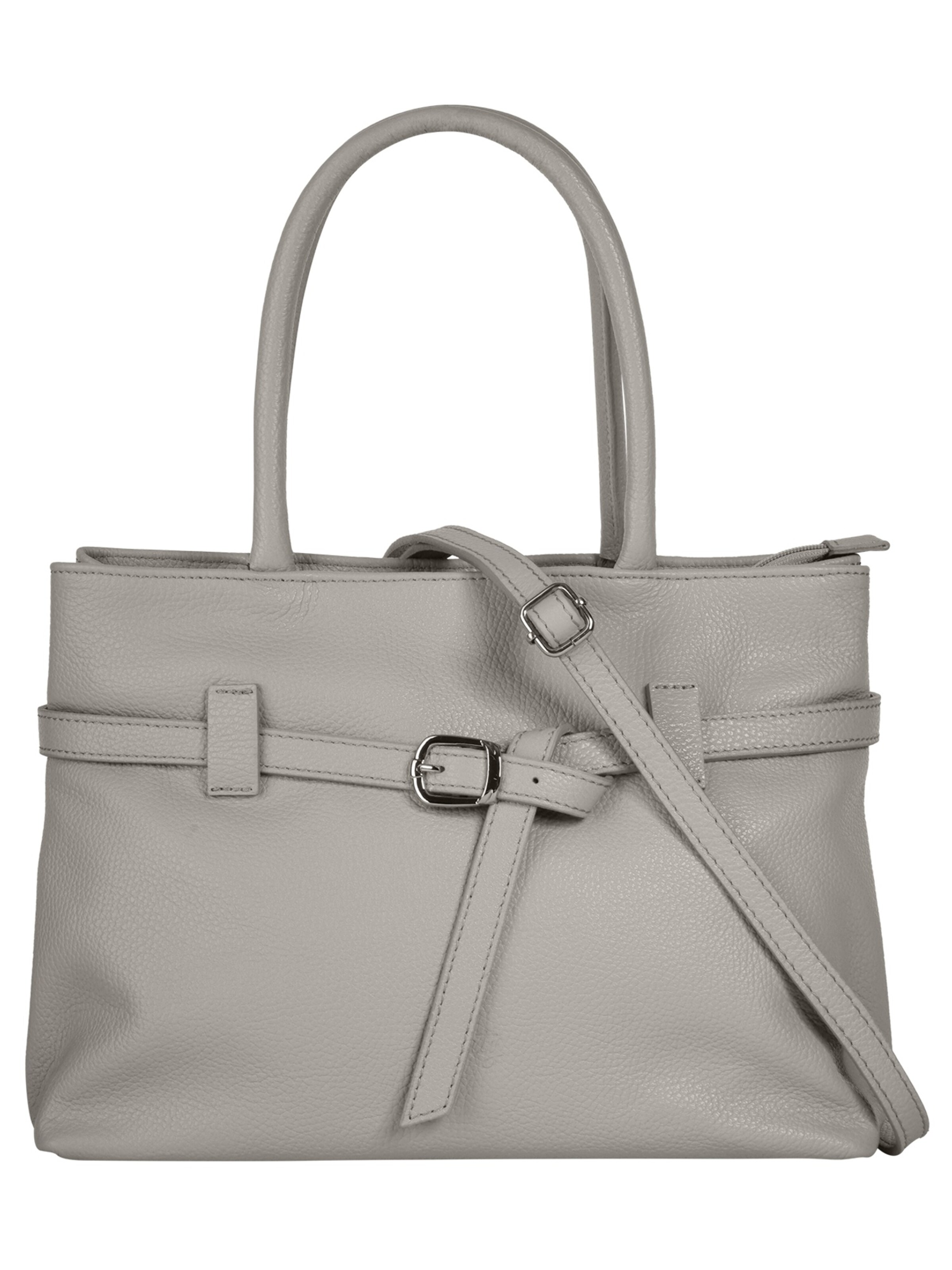 Cluty Handbag in Grey: front