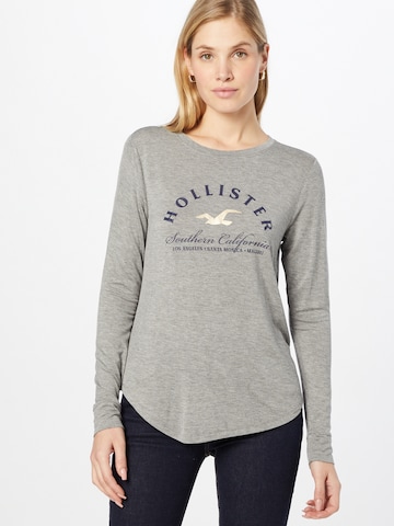 HOLLISTER Shirt in Grijs: voorkant