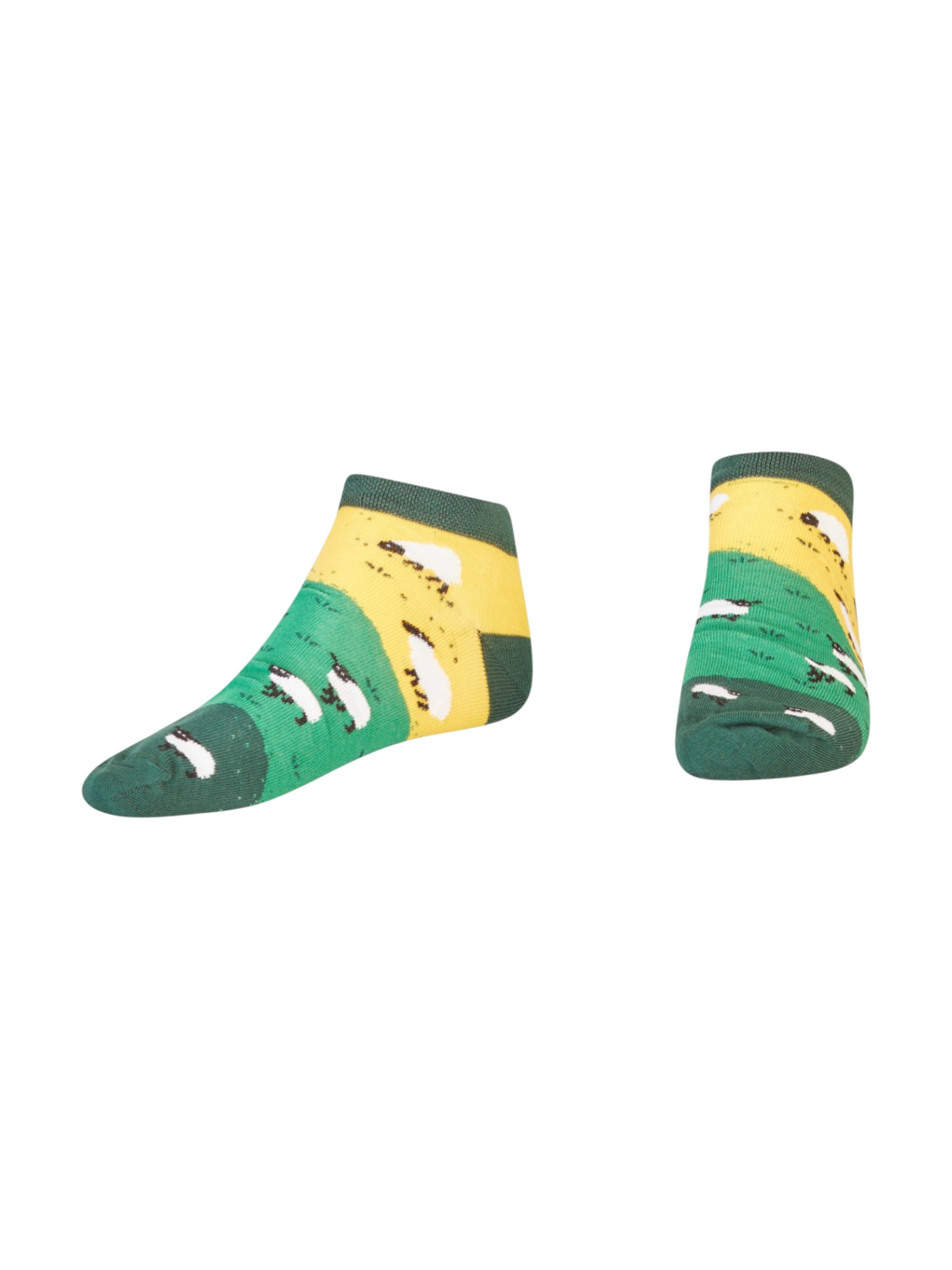 AbgeStrumpft Socks 'Schaf' in Green: front