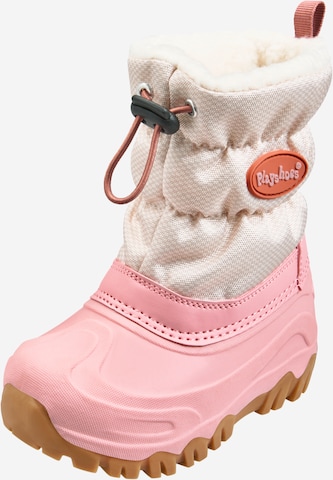 Boots da neve di PLAYSHOES in rosa: frontale