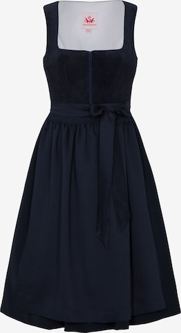 Dirndl 'Dirndl Dasing' SPIETH & WENSKY en bleu : devant