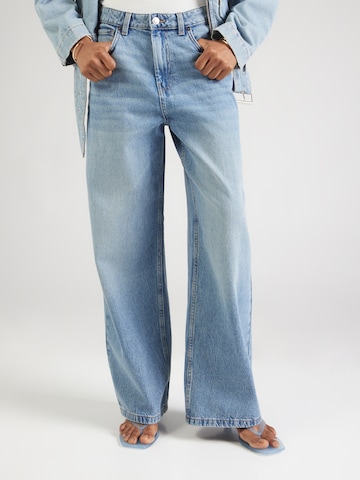 Baggy Jean BALMOHK en bleu : devant