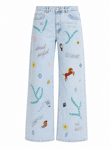 Regular Jean 'STRAIGHT MID RISE JEANS' IT'S BASIC en bleu : devant
