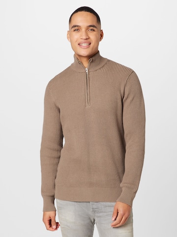 Les Deux Sweater in Beige: front