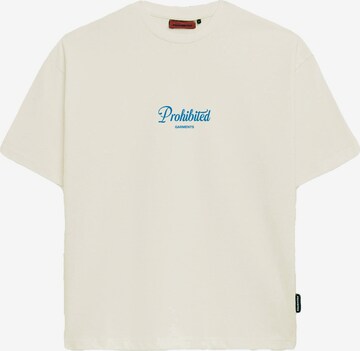 Prohibited Shirt in Beige: front
