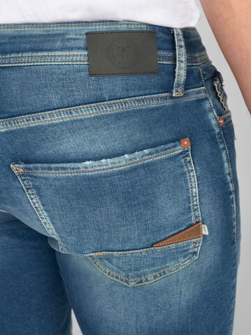 Le Temps Des Cerises Tapered Jeans in Blauw