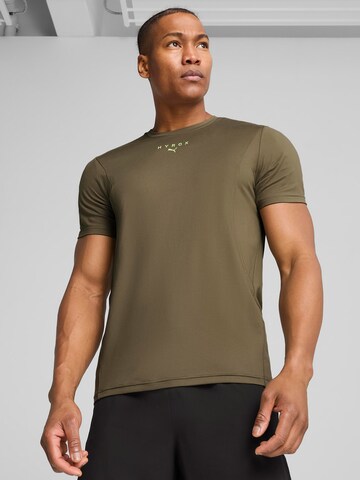 Maglia funzionale 'PUMA x HYROX CLOUDSPUN' di PUMA in verde: frontale