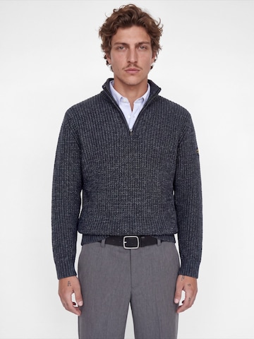 JACK & JONES Pulóver 'JJROOSTER' - kék: elől