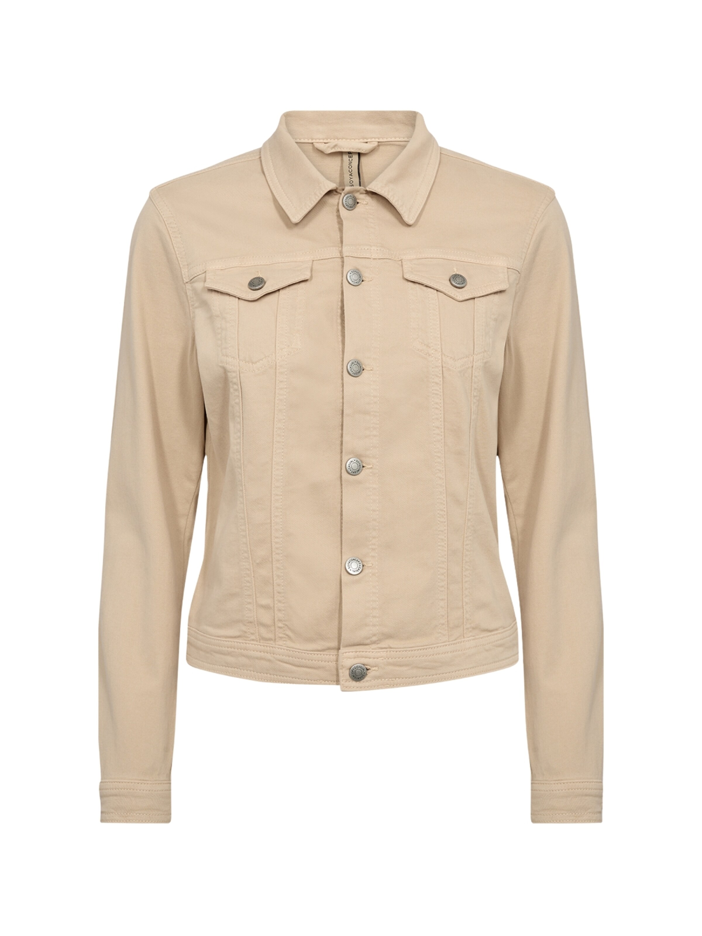 Veste mi-saison Soyaconcept en beige : devant