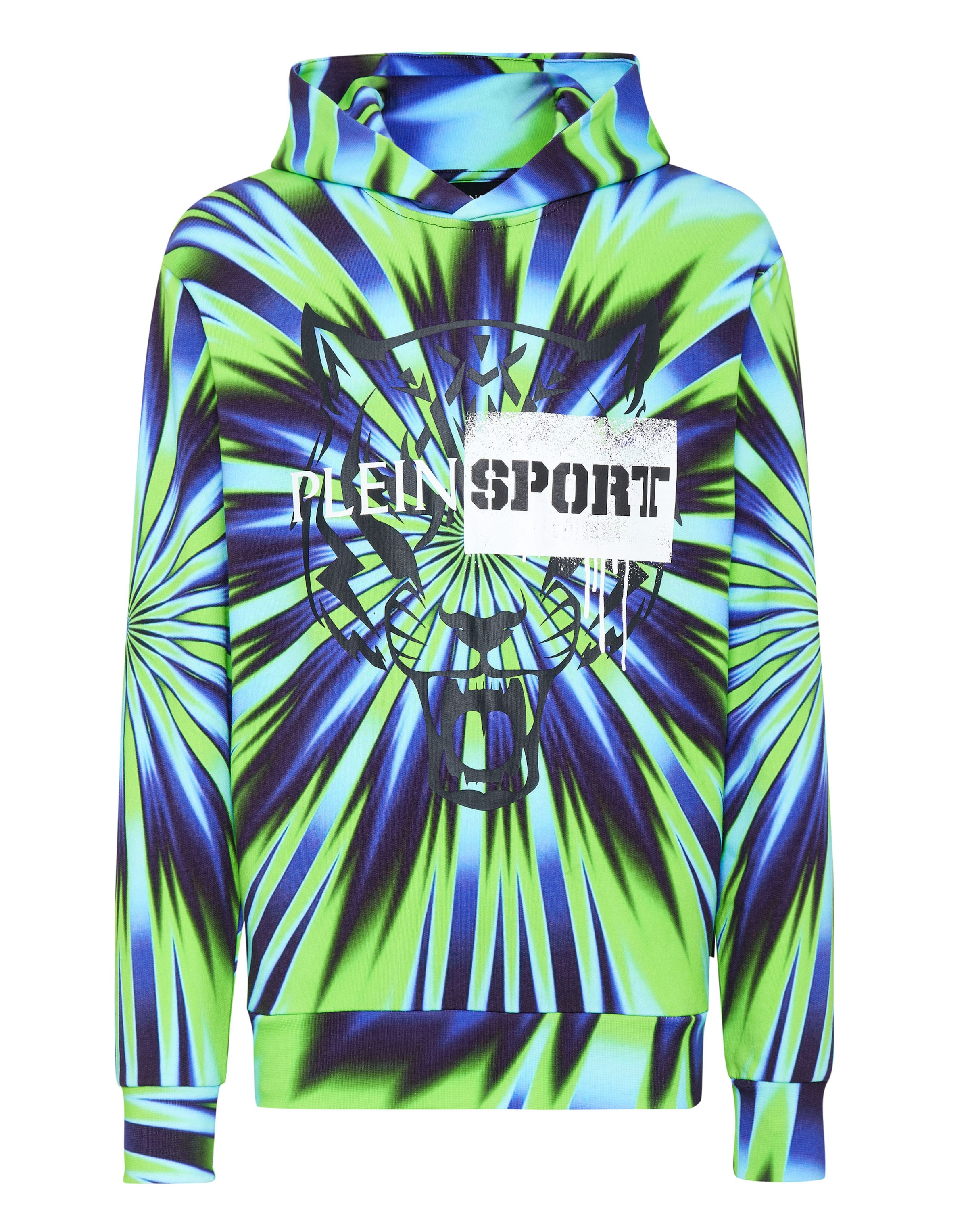 Sweat-shirt 'Tiger' Plein Sport en vert : devant