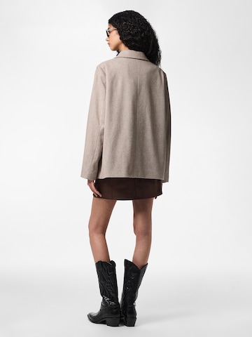 PIECES Демисезонное пальто 'PCBIANCA' в Серый