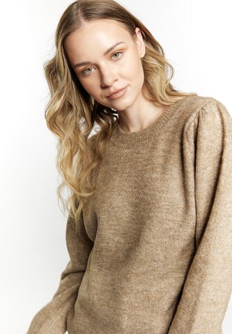 DreiMaster Vintage Pullover 'Incus' in Braun