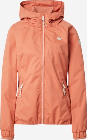 Ragwear Between-season jacket 'DIZZIE' in Orange: front