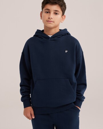 WE Fashion - Sweatshirt em azul: frente