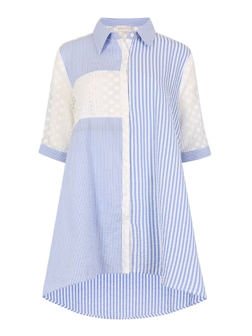 Chemisier Apricot en bleu : devant