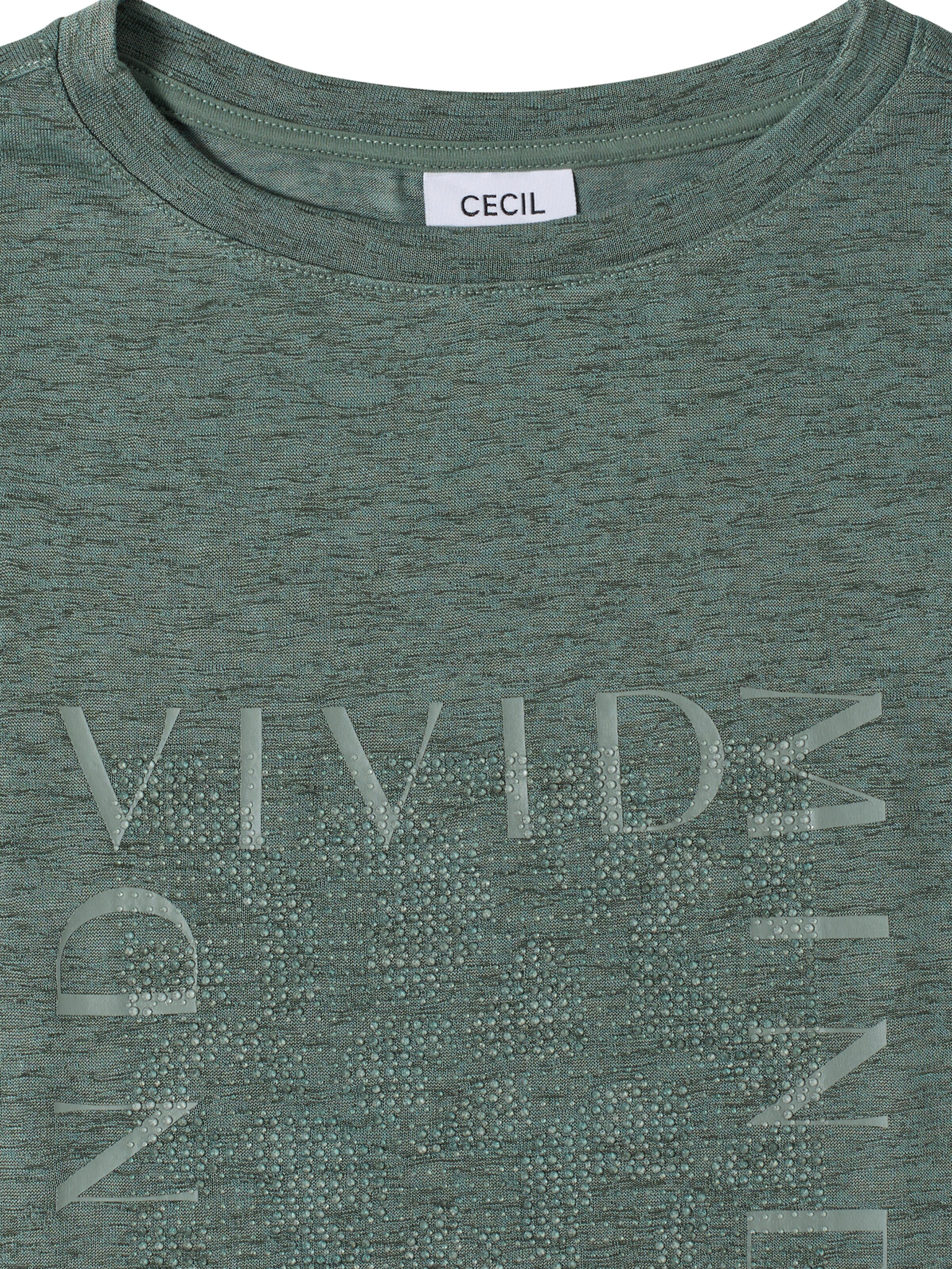 CECIL T-Shirt in Grün