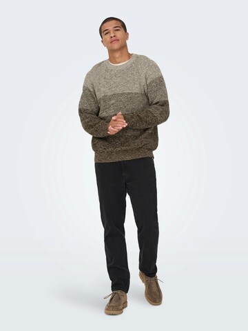 Only & Sons Pulover 'ONSBIRK' | siva barva