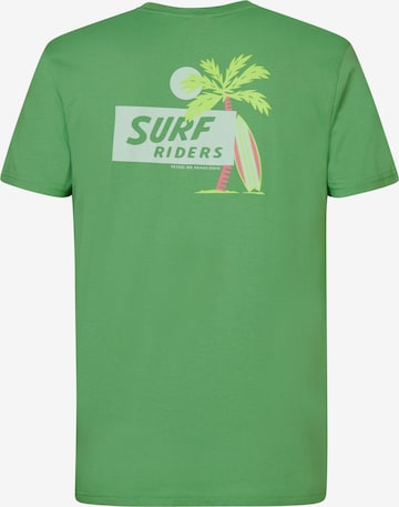 T-Shirt 'Waikiki Beach' Petrol Industries en vert