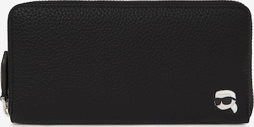 juoda Karl Lagerfeld Piniginė 'IKON': priekis