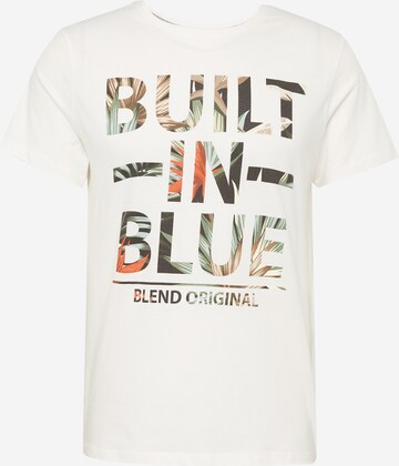 BLEND Majica | bela barva: sprednja stran