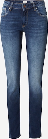 QS Slimfit Jeans in Blauw: voorkant