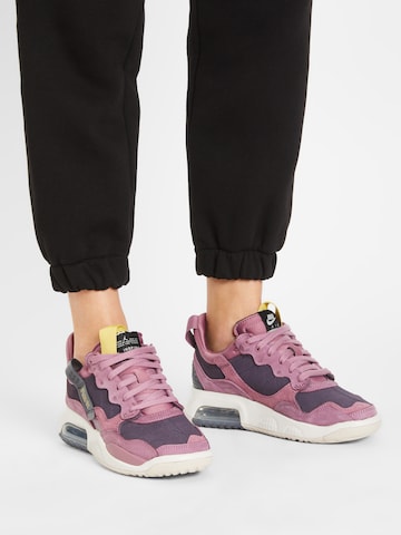 Jordan Platform trainers in Purple: front