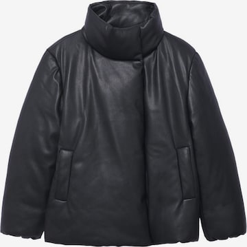 MANGO Zimní bunda 'Chester' – černá: přední strana