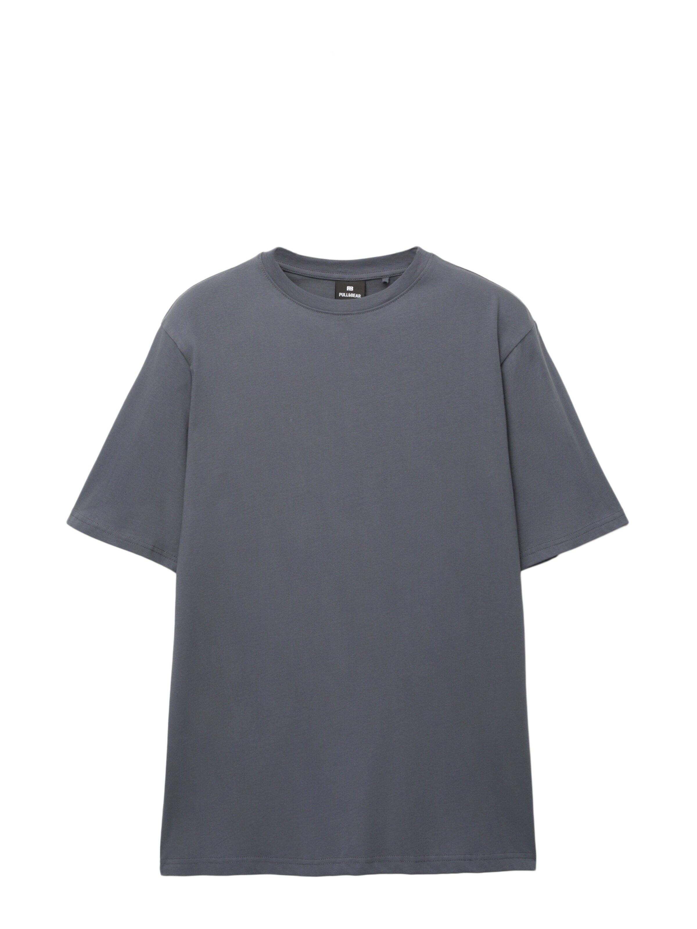 Pull&Bear Koszulka w kolorze szary: przód