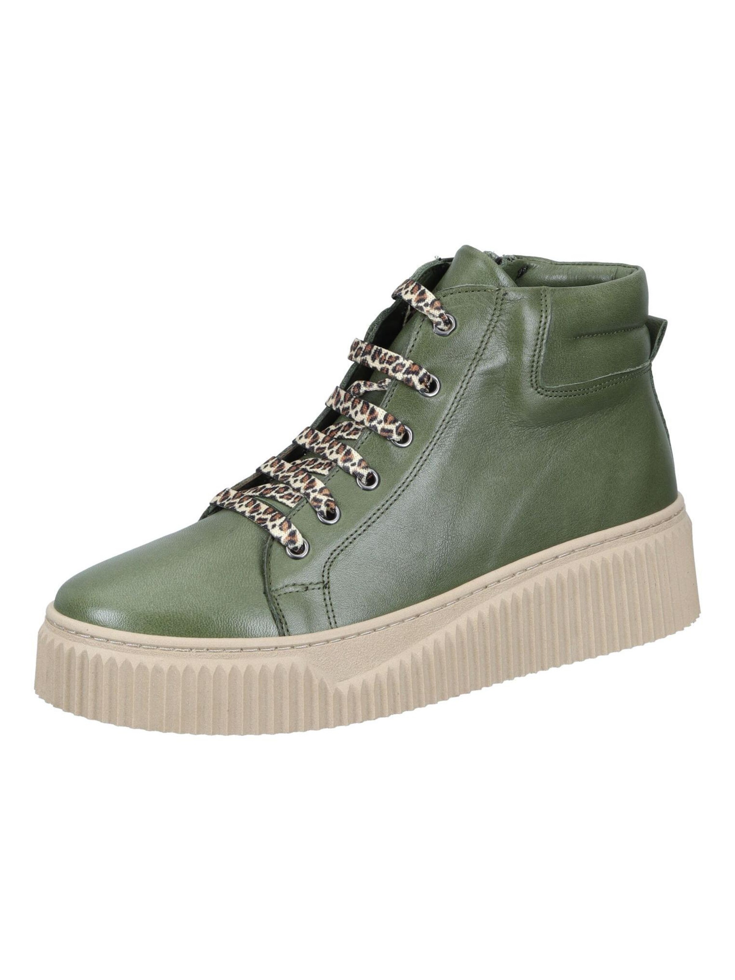 PIAZZA Ankle Boots 'Stiefeletten' in Green: front