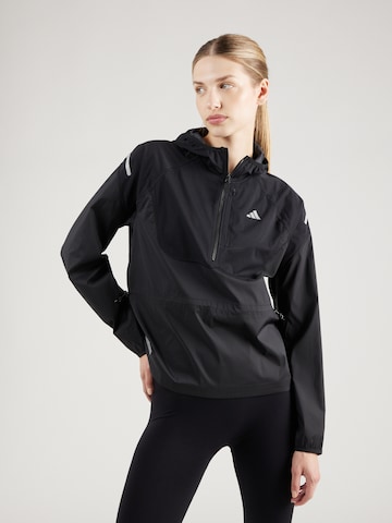 ADIDAS PERFORMANCE Athletic Jacket 'Ultimate' in Black: front