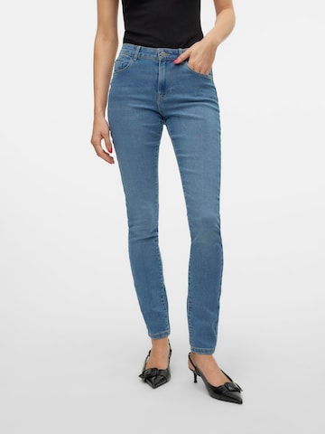 VERO MODA Skinny Jeans 'VMELLY' i blå: forside