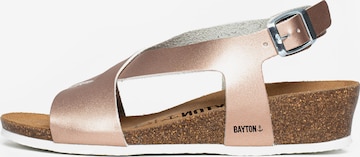 Bayton Sandaler 'Salamanque' i guld: forside