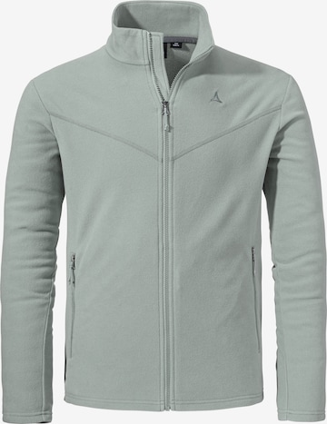 Veste en polaire fonctionnelle ' Hiking Fleece Jk Style Qutang ' Schöffel en gris : devant