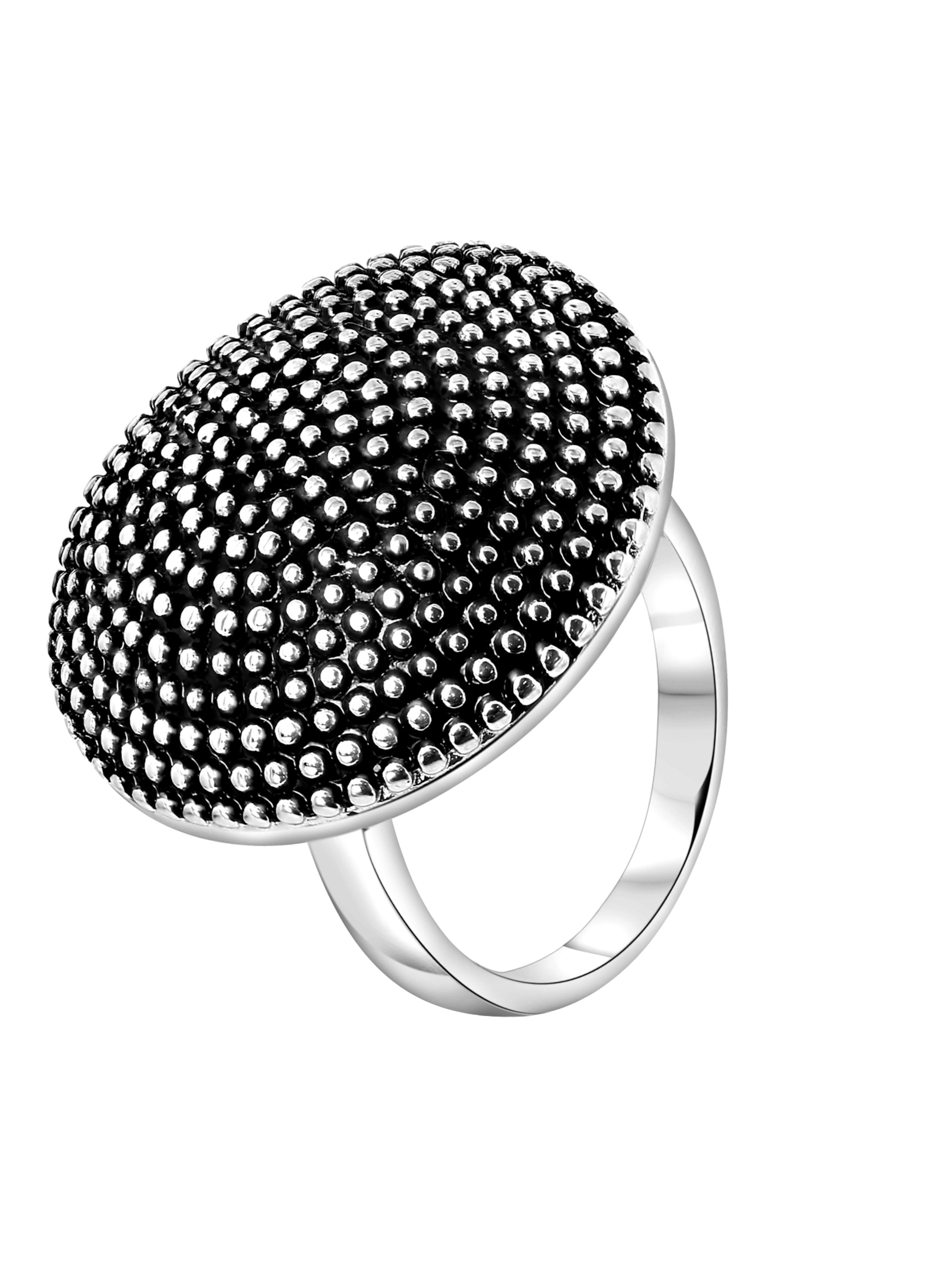 Lucardi Ring in Silver: front
