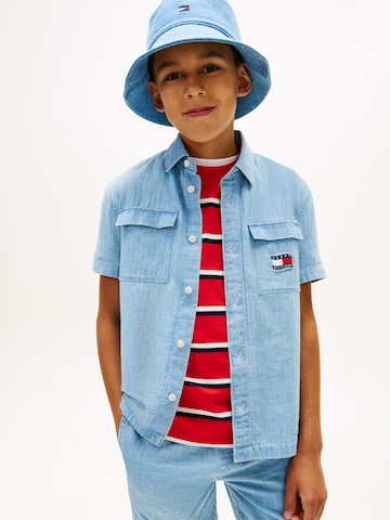 TOMMY HILFIGER Regularny krój Koszula w kolorze niebieski: przód