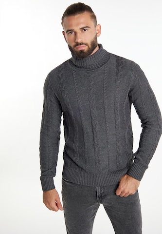 Pull-over DreiMaster Vintage en gris : devant