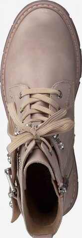 MARCO TOZZI Lace-Up Ankle Boots in Pink