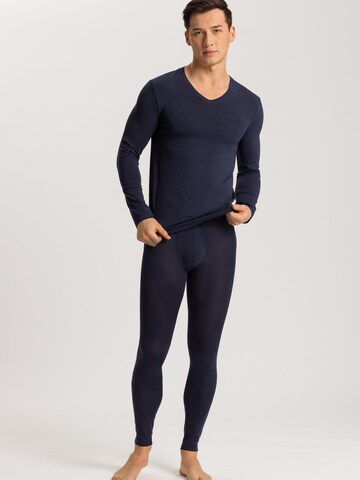 Hanro Long underpants ' Natural Function ' in Blue: front