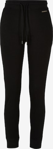 Just Rhyse Tapered Broek 'Poppy' in Zwart: voorkant