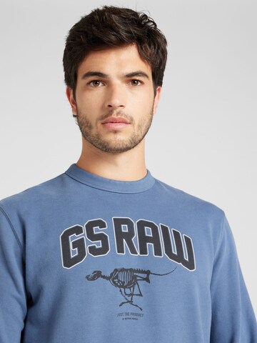Sweat-shirt 'Skeleton Dog' G-STAR en bleu