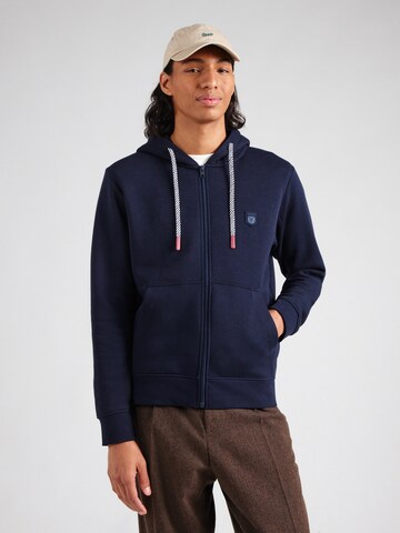 Giacca di felpa 'JPRBLURONALDO' di Jack & Jones Premium in blu: frontale