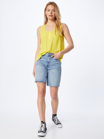 UNITED COLORS OF BENETTON Top in Yellow
