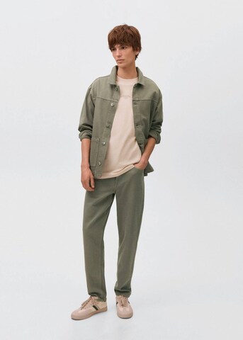 MANGO TEEN Übergangsjacke 'Sobre' in Grün