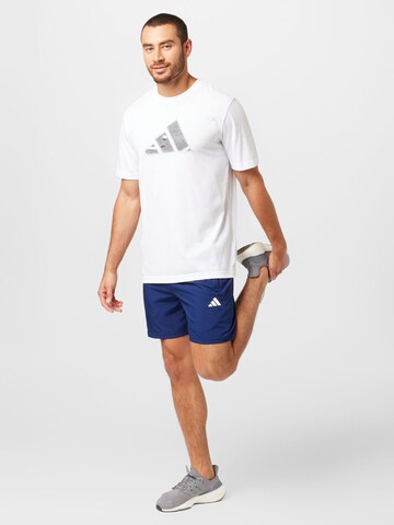 ADIDAS PERFORMANCE Regular Sportshorts 'Train Essentials' in Blau