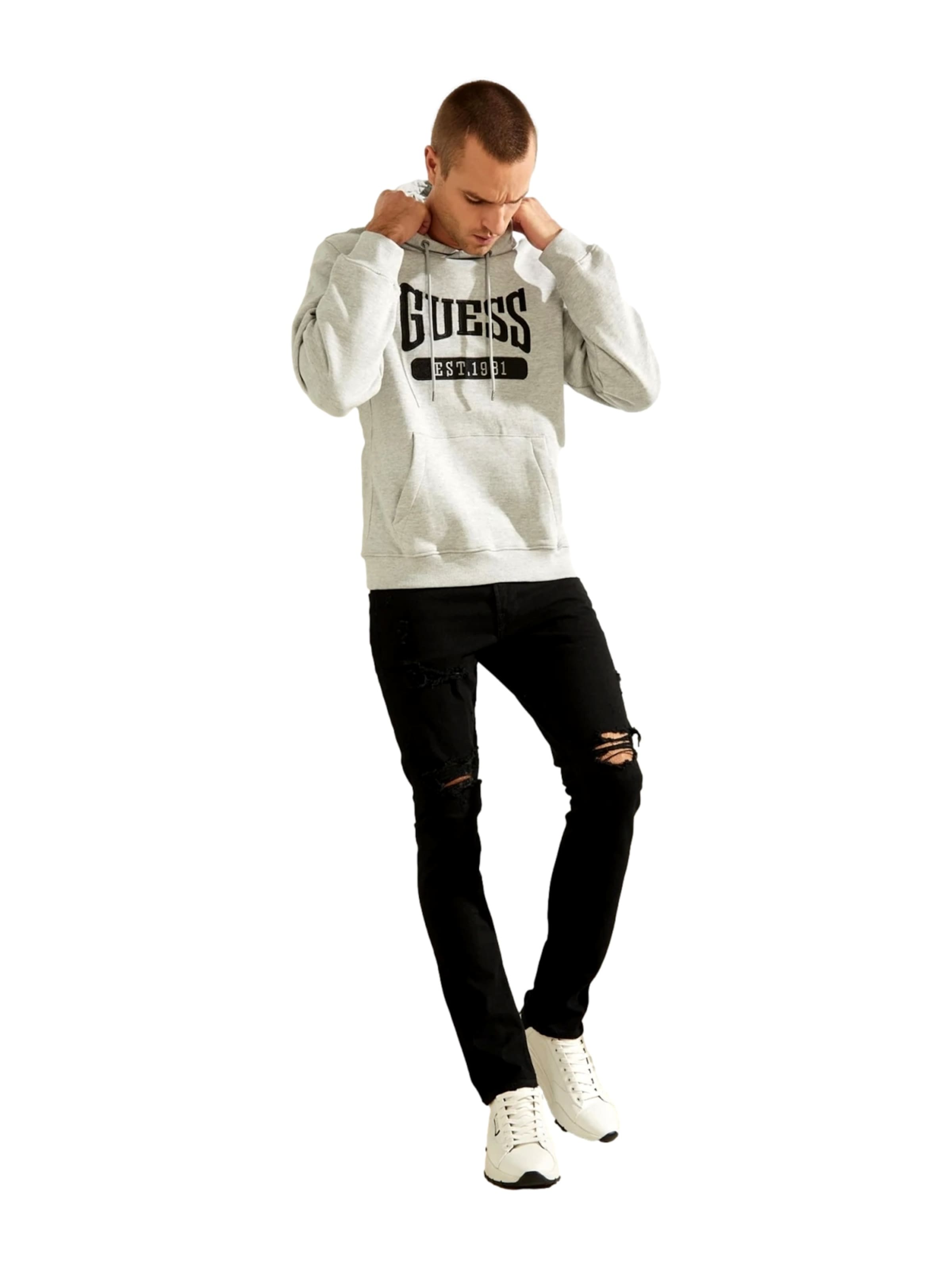 GUESS Свитер в Серый