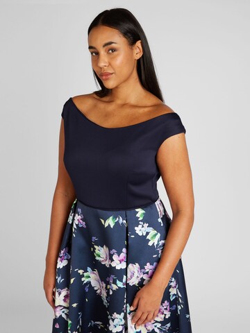 SWING Curve Dress in Blue