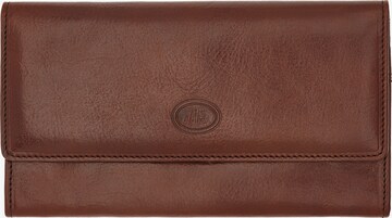 The Bridge Wallet in Brown: front