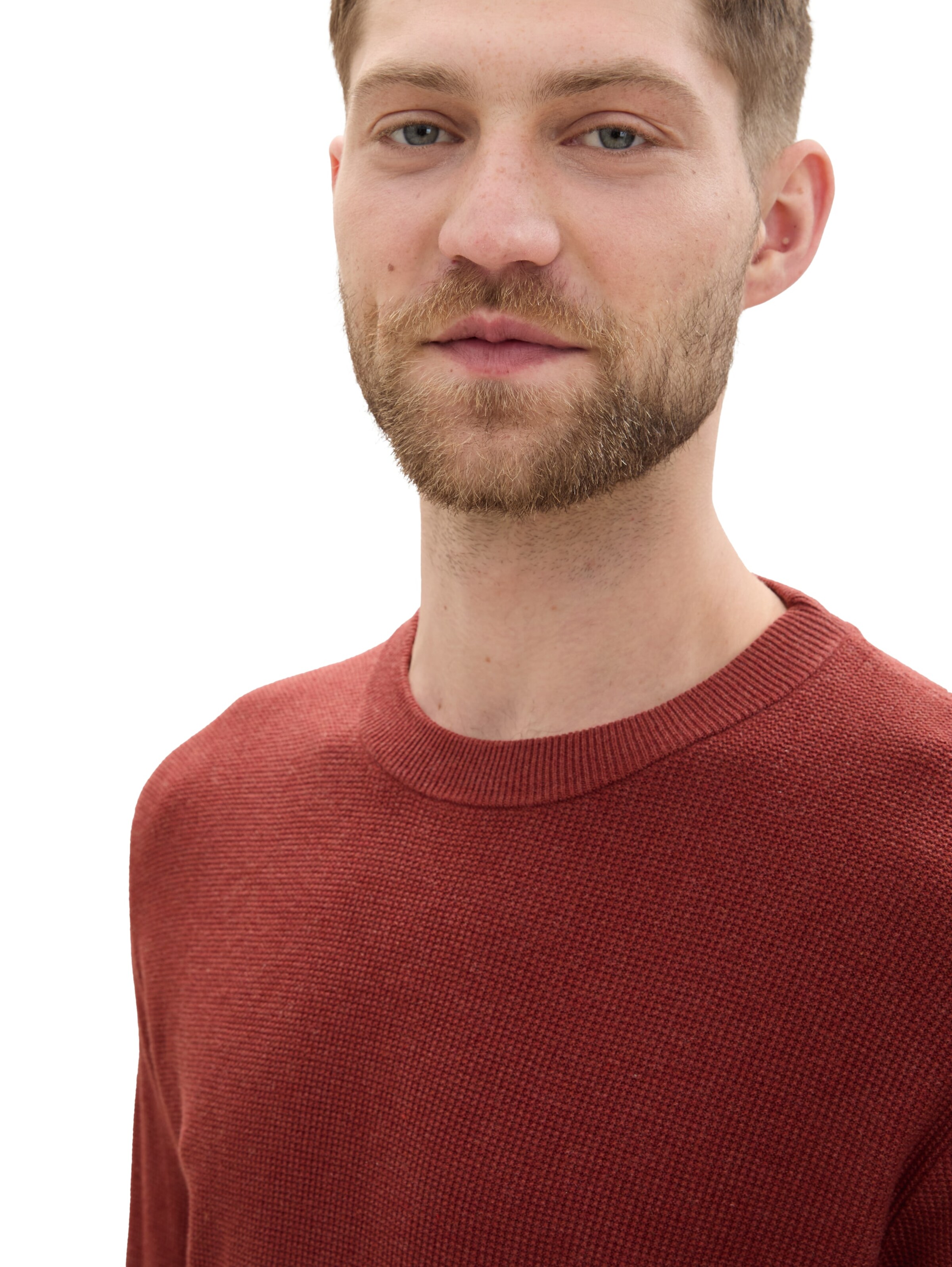 TOM TAILOR Sweter w kolorze czerwony