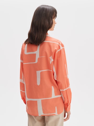 Camicia da donna 'Fumine' di OPUS in arancione